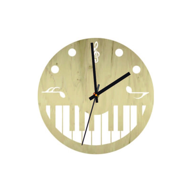 Wall Clock partitura si pian - HORTO