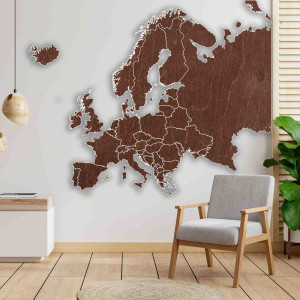 Harta din lemn pe peretele Europei | SENTOP 2