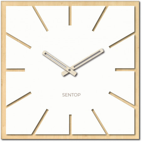 Ceas de perete din lemn de arțar HDF - până la 50 x 50 cm | HDFK022