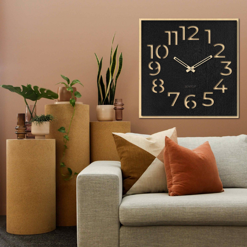 Ceas de perete din lemn - Sentop | HDFK024 | arțar