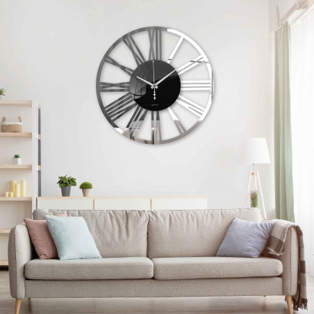 Ceas de perete modern din plexiglas – silențios și elegant | SENTOP Ceas de perete modern din plexiglas – silențios și elegant | SENTOP