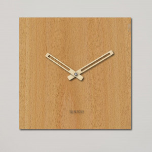 Ceas de perete minimalist - pătrat Sentop HDFK036 | de lemn 2