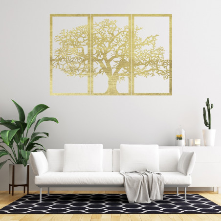 Copac decorativ de perete din trei piese - SKOMBER