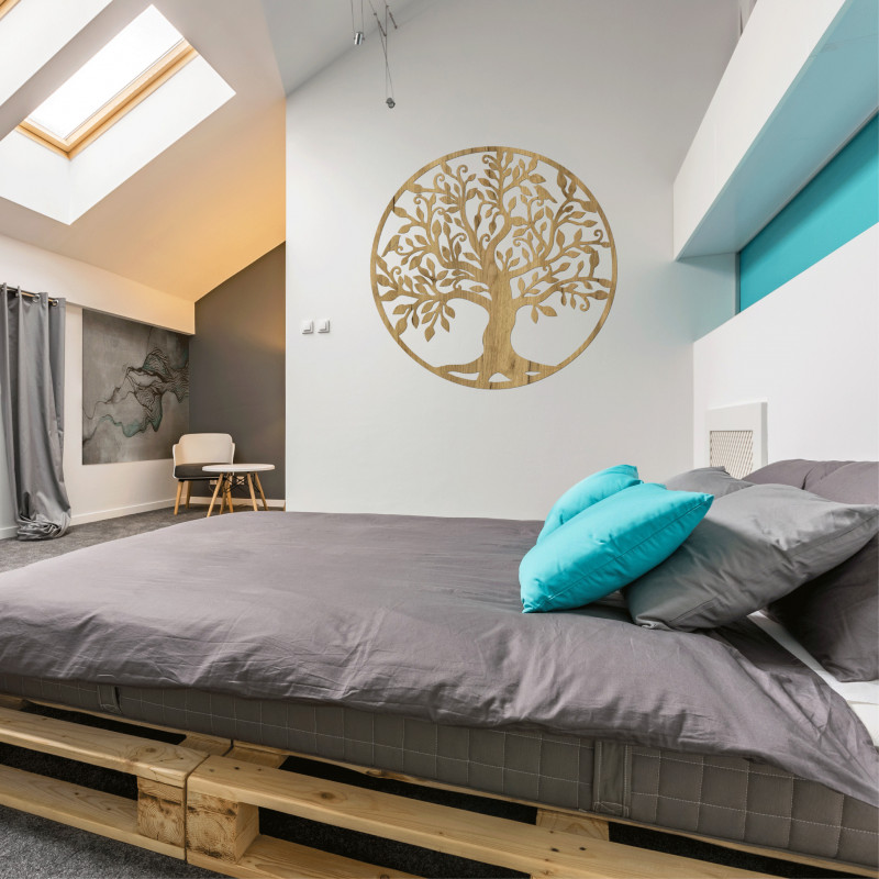 Elegantul Pom al Vieții din lemn, un accesoriu ideal pentru living