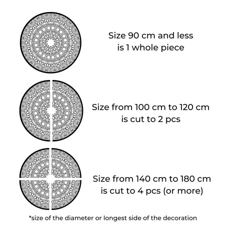 Mandala elegantă din lemn - decorațiuni de perete exclusiviste din lemn pentru camera de zi