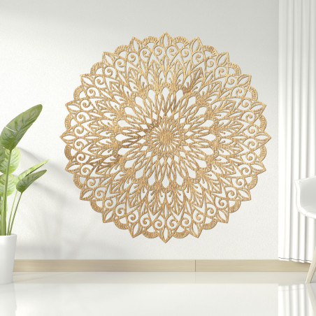 Mandala din lemn pe perete – Decorațiune elegantă pentru casa ta | PROKA