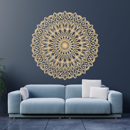 Mandala din lemn pe perete – decorațiune elegantă pentru casa ta