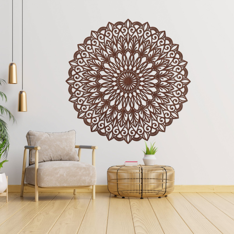Mandala din lemn pe perete – o decorațiune elegantă pentru casa ta