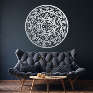 Mandala din lemn pentru perete - Aura Design