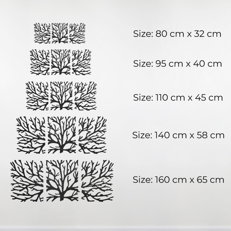 Pictură murală luxoasă din lemn ca element dominant al camerei de zi