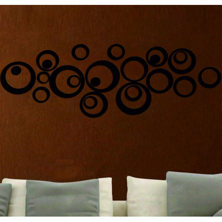 Oglinzi decorative. Autocolante oglinda pe perete ca o imagine sau decor, autocolant 3D acrilic