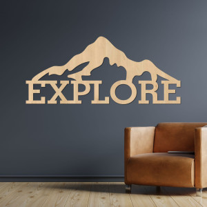 Imagine sculptată în lemn a unui munte - JAMMONY 2