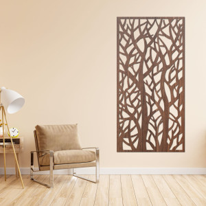 Panou decorativ pictură siluete de pădure - MONY 2