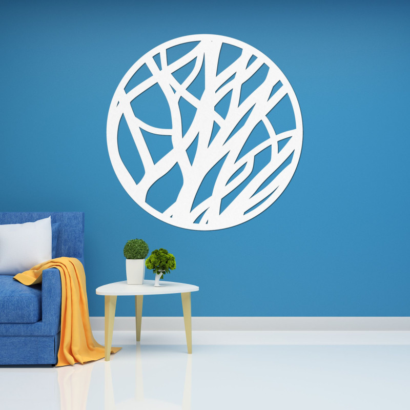 O decorațiune elegantă din lemn, cu un model organic, care va oferi casei tale un aspect unic.