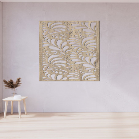 Decor de perete din lemn pătrat - FOLIUM