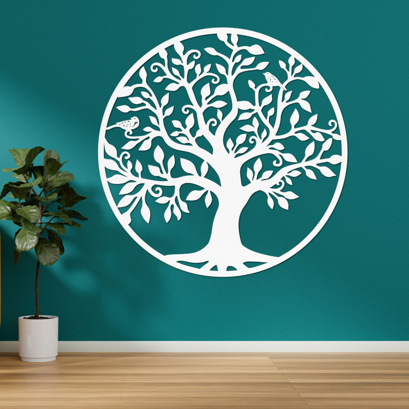 Tablou din lemn pomul vieții