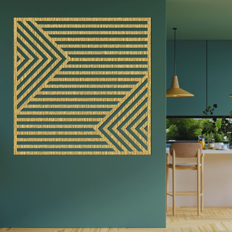 Decorațiune murală din lemn | PRISMA