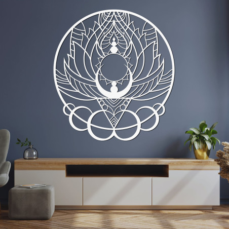 Artefact de perete – Floare-soare sculptată, design natural și original Artefact de perete – Floare-soare sculptată, design natural și original