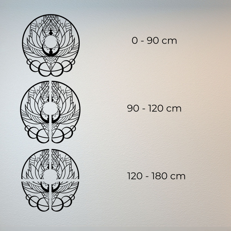 Sculptură în lemn pe perete – Floarea soarelui în stil antic