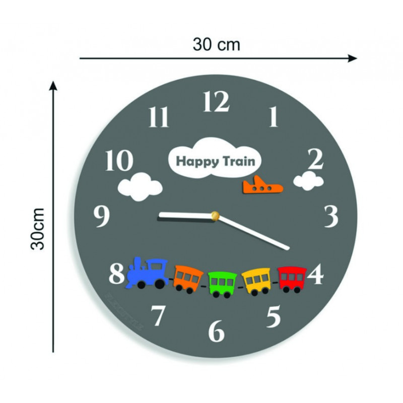 Dimensiunile ceasului de perete X-momo. Ceas de perete de design realizat din PMMA