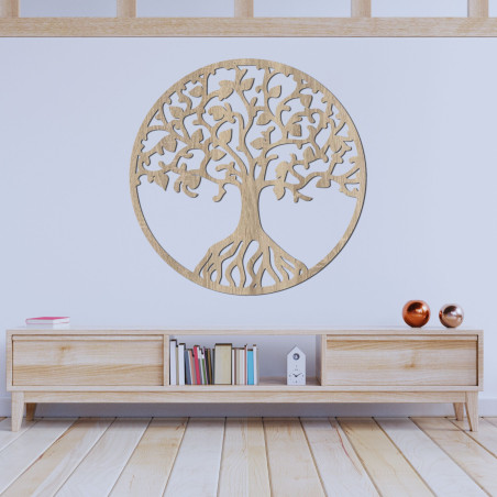 Decor elegant de perete din lemn copac de viață - ETERNA