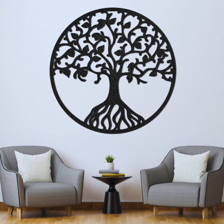 Decor elegant de perete din lemn copac de viață - ETERNA