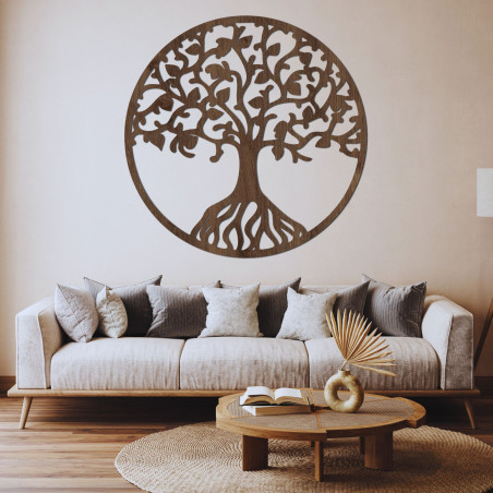 Decor elegant de perete din lemn copac de viață - ETERNA