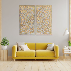 Decor de perete oriental pătrat - FLOUFER 2