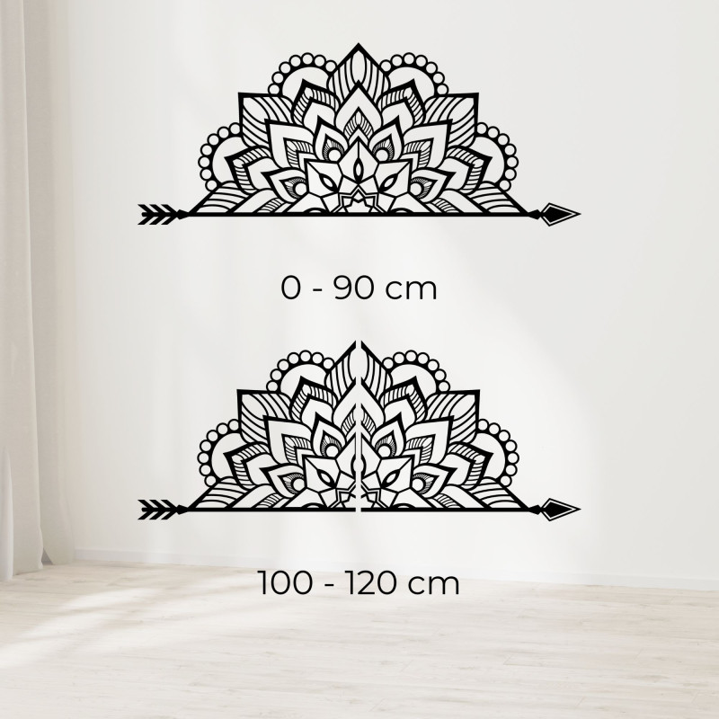 Mandala modernă din lemn cu model geometric care aduce armonie și pace în casa ta