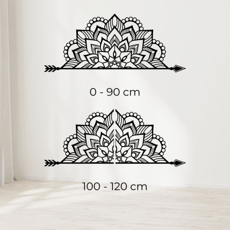 Mandala modernă din lemn cu model geometric care aduce armonie și pace în casa ta
