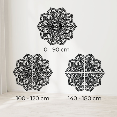 Mandala elegantă din lemn ca decor de perete plin de armonie și pace