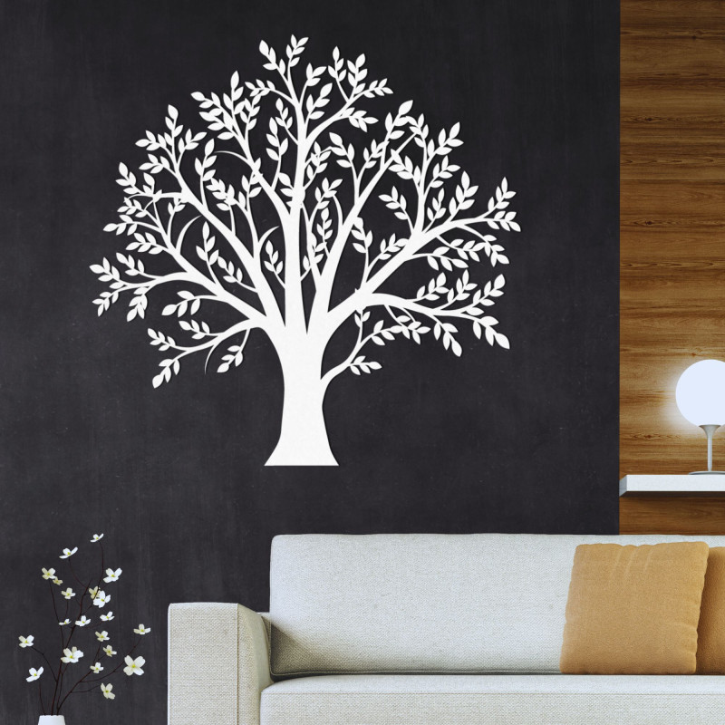 Decorațiune elegantă de perete din lemn, pomul vieții