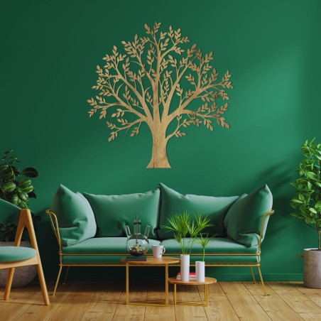 Decorațiunea modernă din lemn, Copacul Vieții, va adăuga stil natural și eleganță interiorului tău.
