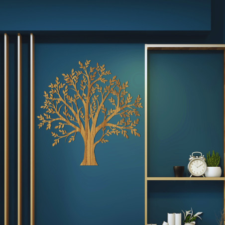 Decorațiunea modernă din lemn, Copacul Vieții, va adăuga stil natural și eleganță interiorului tău.