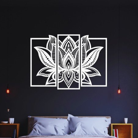 Impresionantă floare de lotus decorativă din lemn | PURUS