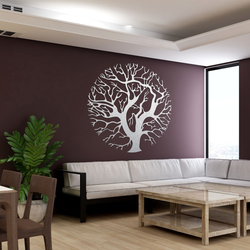 Tablou din lemn Copacul Vieții pe perete pentru un interior modern