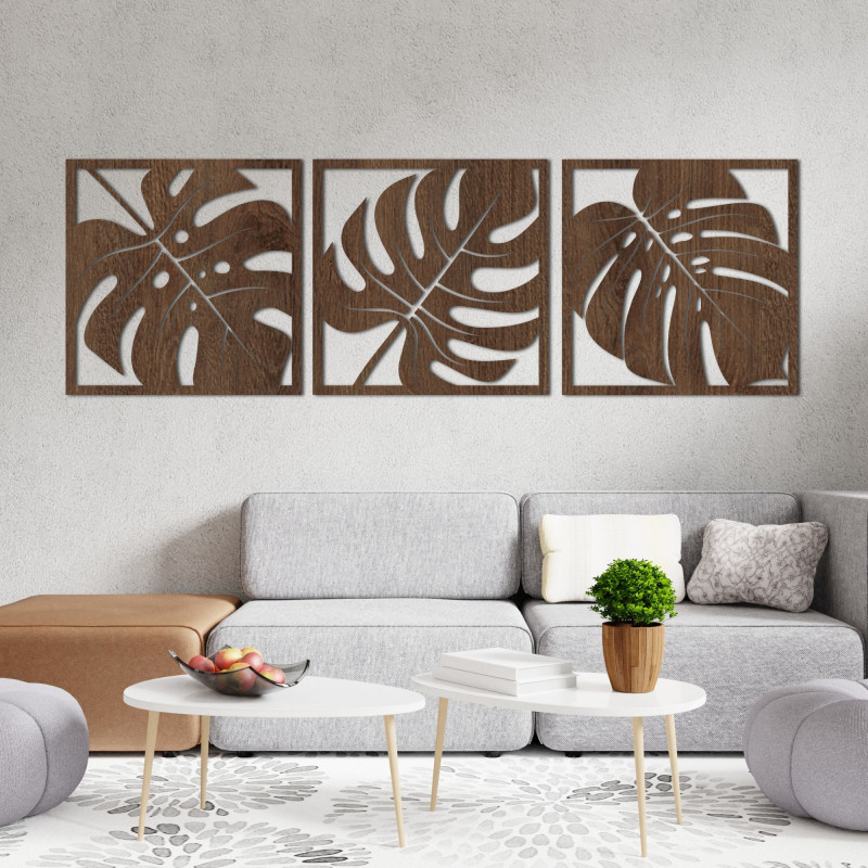 Decor natural de perete monstera - SELERE