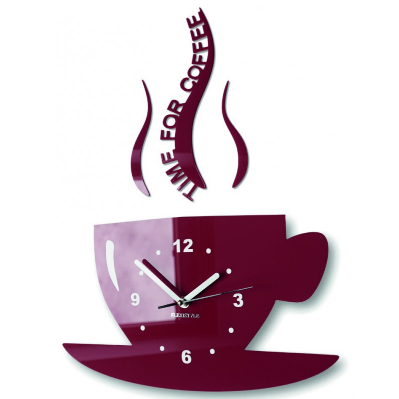 Ceas de perete modern din plexiglas. Ceas de perete la modă, cadou. Ceas X-momo. PMMA