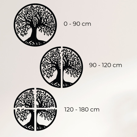 Decor de perete din lemn copac al vieții - FLOREO