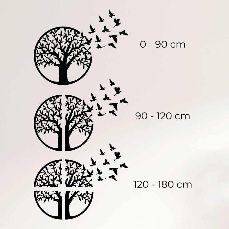 Tablou din lemn Copacul vieții: Panou decorativ rustic pentru casă