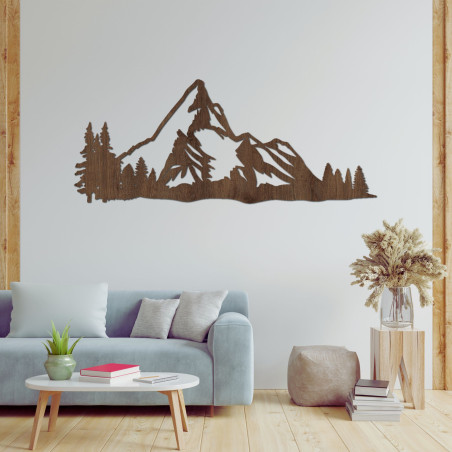Decor din lemn sculptat natură montană - MONTANA