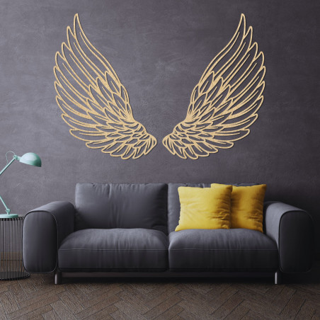 Decor de perete din lemn aripi de înger - ANGELIC