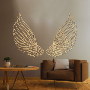 Decor de perete din lemn aripi de înger - ANGELIC 2