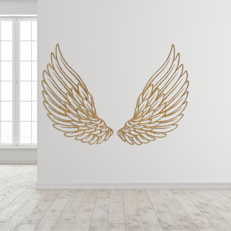 Decor de perete din lemn aripi de înger - DIVINUS