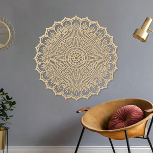 Mandala vindecătoare pe perete - Decorațiune elegantă...