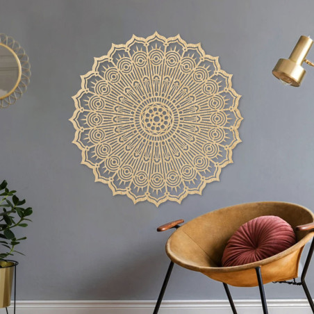 Mandala vindecătoare pe perete - Decorațiune elegantă pentru interiorul tău | LEER