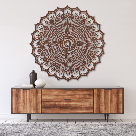 Mandala vindecătoare pe perete - Decorațiune elegantă pentru interiorul tău | LEER