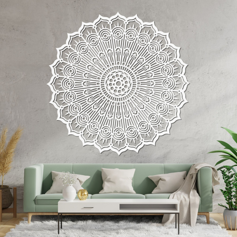 Mandala vindecătoare pe perete - Decorațiune...