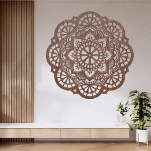 Perete decor din lemn mandala lumina vietii - LUMEN 2