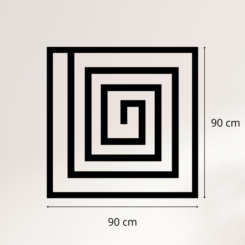 Decor spiralat din lemn